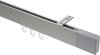 10212916-XX3912 Innenlauf Gardinenstange Deckenmontage Aluminium / Metall eckig 14x35 mm SMARTLINE (Universal) - Lox Edelstahl-Optik / Chrom