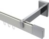 10212920-XX3212 Innenlauf Gardinenstange Aluminium / Metall eckig 14x35 mm SMARTLINE - Lox Weiß / Chrom (WA lang)