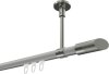 10213433-XX3239 Innenlauf Gardinenstange Aluminium / Metall 20 mm Ø SONETTE - Verano Weiß / Edelstahl-Optik