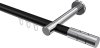 10213825-XX2912 Innenlauf Gardinenstange Aluminium / Metall 20 mm Ø PRESTIGE - Elanto Schwarz / Chrom