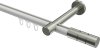 10213825-XX3239 Innenlauf Gardinenstange Aluminium / Metall 20 mm Ø PRESTIGE - Elanto Weiß / Edelstahl-Optik