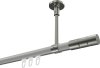 10213833-XX3239 Innenlauf Gardinenstange Aluminium / Metall 20 mm Ø SONETTE - Elanto Weiß / Edelstahl-Optik