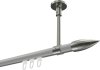 10213933-XX3239 Innenlauf Gardinenstange Aluminium / Metall 20 mm Ø SONETTE - Samanto Weiß / Edelstahl-Optik