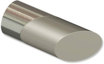 Innenlauf Gardinenstange Edelstahl-Optik Verano 20 Ø PRESTIGE mm 2-läufig 100 cm 