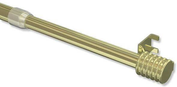 Klemmstange Metall / Pavo ausdrehbar Ø 9/7 Messing-farbig 60-90 mm Kunststoff cm