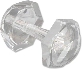 Faltenstecker für Gardinen (50 / Feinstores Kunststoff Stück) Glasklar