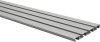 Gardinenschiene Aluminium 3- / 4-läufig SLIMLINE Silbergrau 100 cm