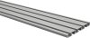 Gardinenschiene Aluminium 3- / 4-läufig SLIMLINE Silbergrau 100 cm