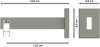 Innenlauf Gardinenstange Edelstahl-Optik eckig 14x35 mm SMARTLINE - Lox (WA lang) 220 cm