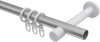 Gardinenstange Metall 20 mm Ø PRESTIGE - Elanto Silbergrau / Weiß 100 cm