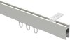 Innenlauf Gardinenstange Deckenmontage Aluminium / Metall eckig 14x35 mm SMARTLINE (Universal) - Paxo Weiß 200 cm